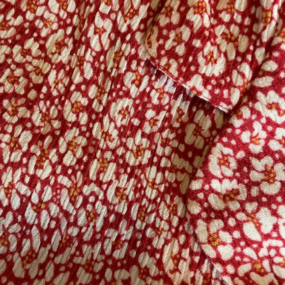 Vintage Russ Floral Matching Button up short sleeve blouse and midi maxi skirt - Picture 9 of 11